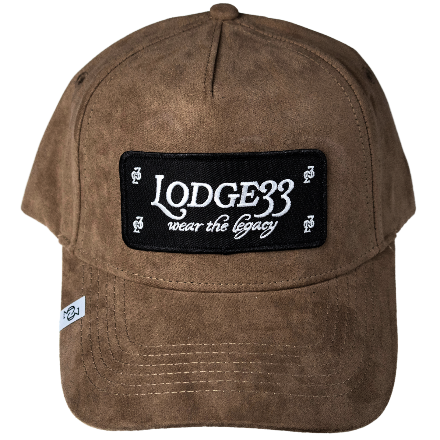 THE LEGACY PATCH HAT (BROWN FULL SUEDE)