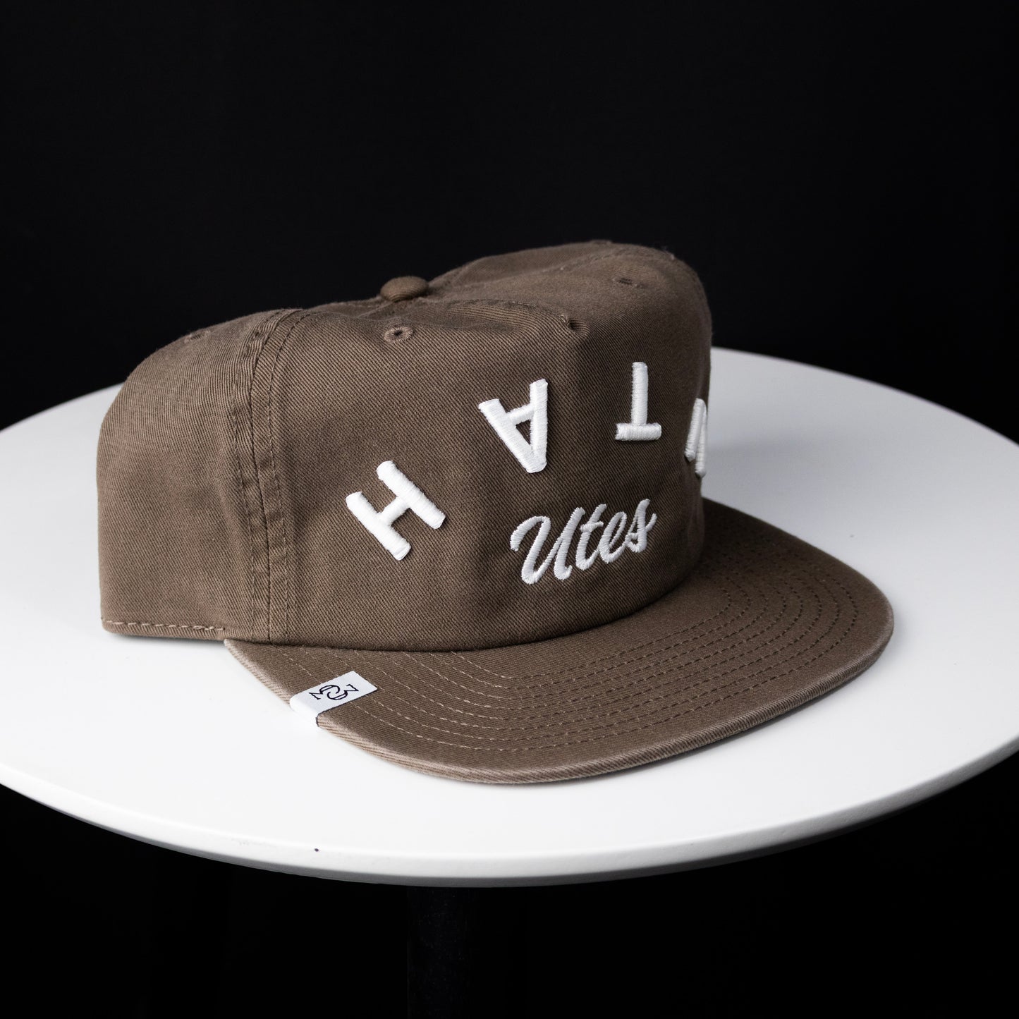 THE FLIPPED UTAH HAT (UNSTRUCTURED BROWN)