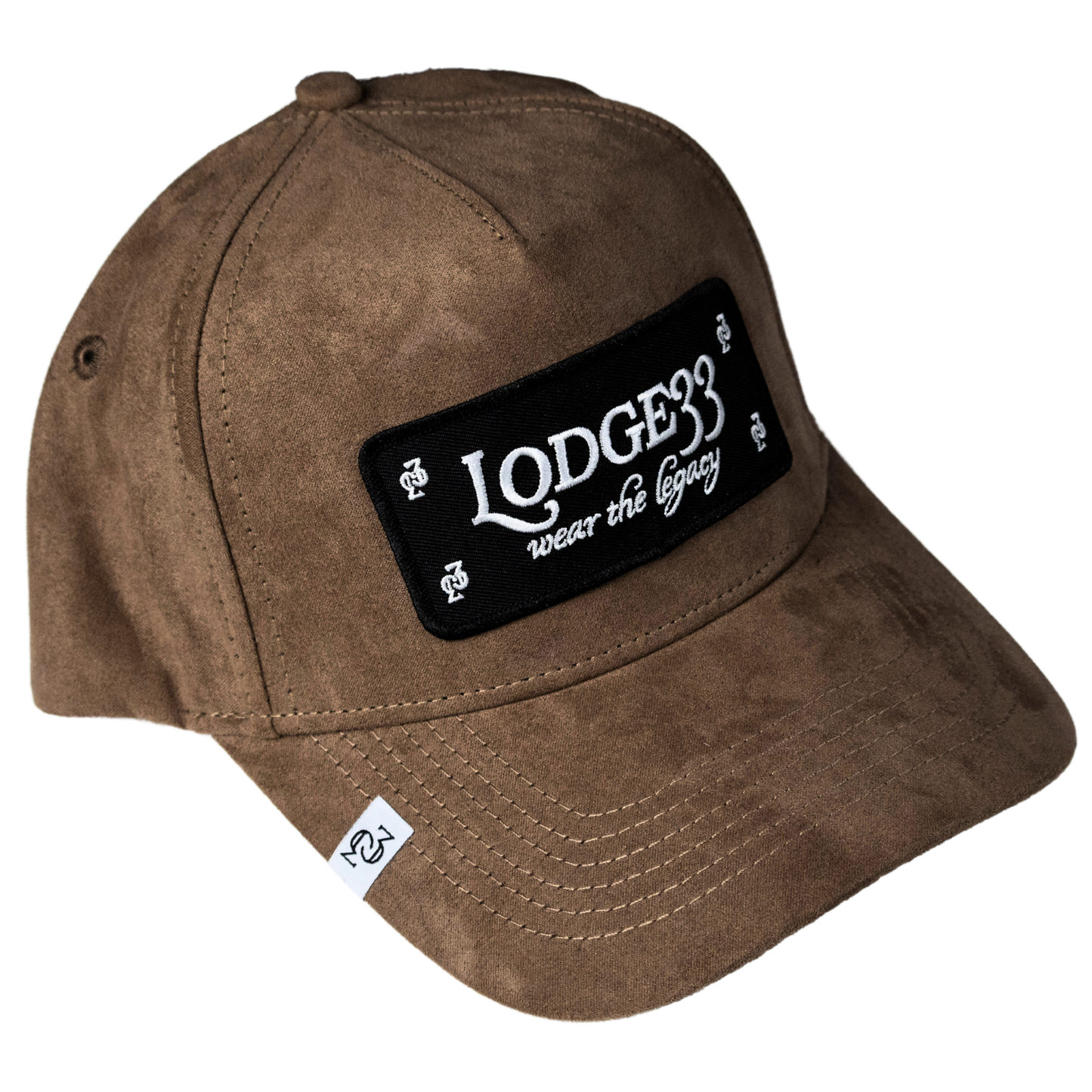 THE LEGACY PATCH HAT (BROWN FULL SUEDE)