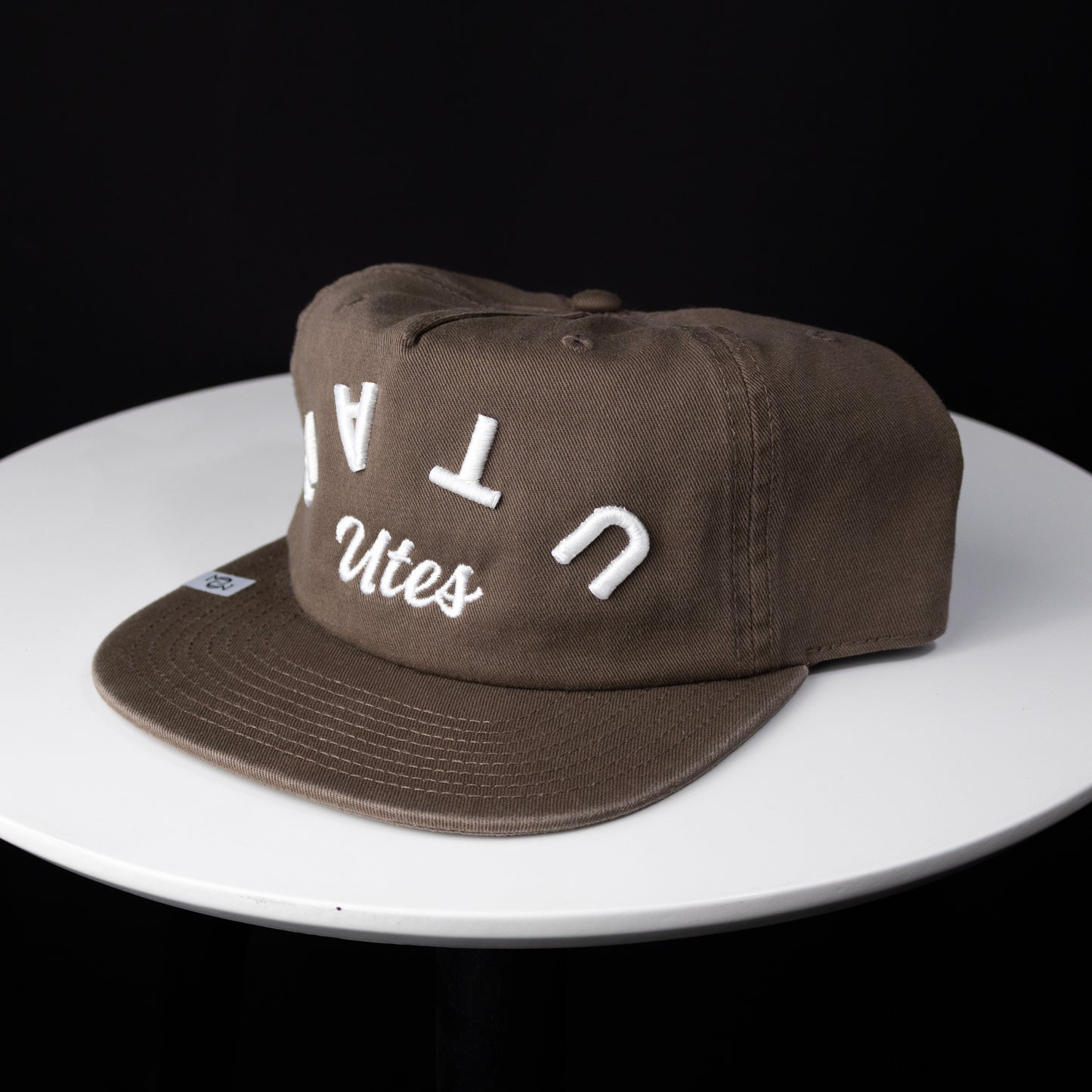 THE FLIPPED UTAH HAT (UNSTRUCTURED BROWN)