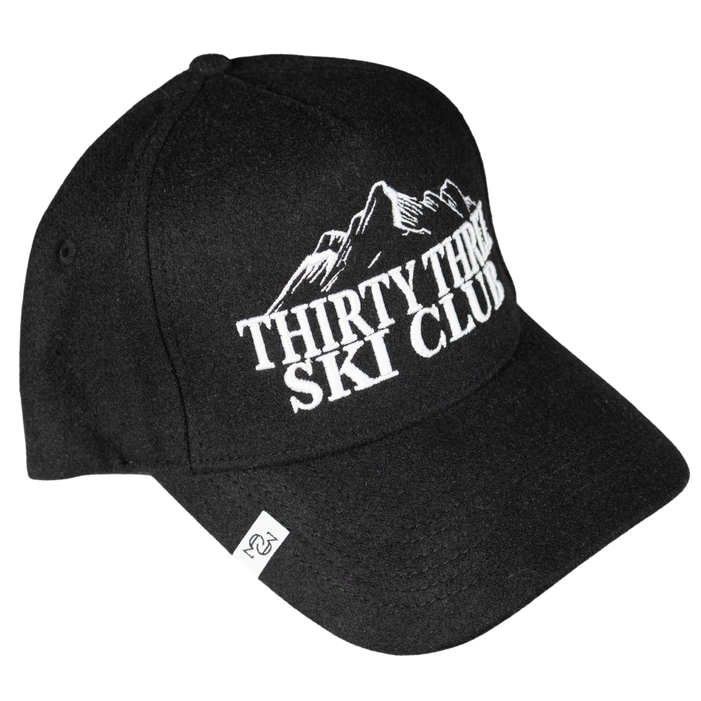 THE THIRTY THREE SKI CLUB HAT (BLACK LINEN)