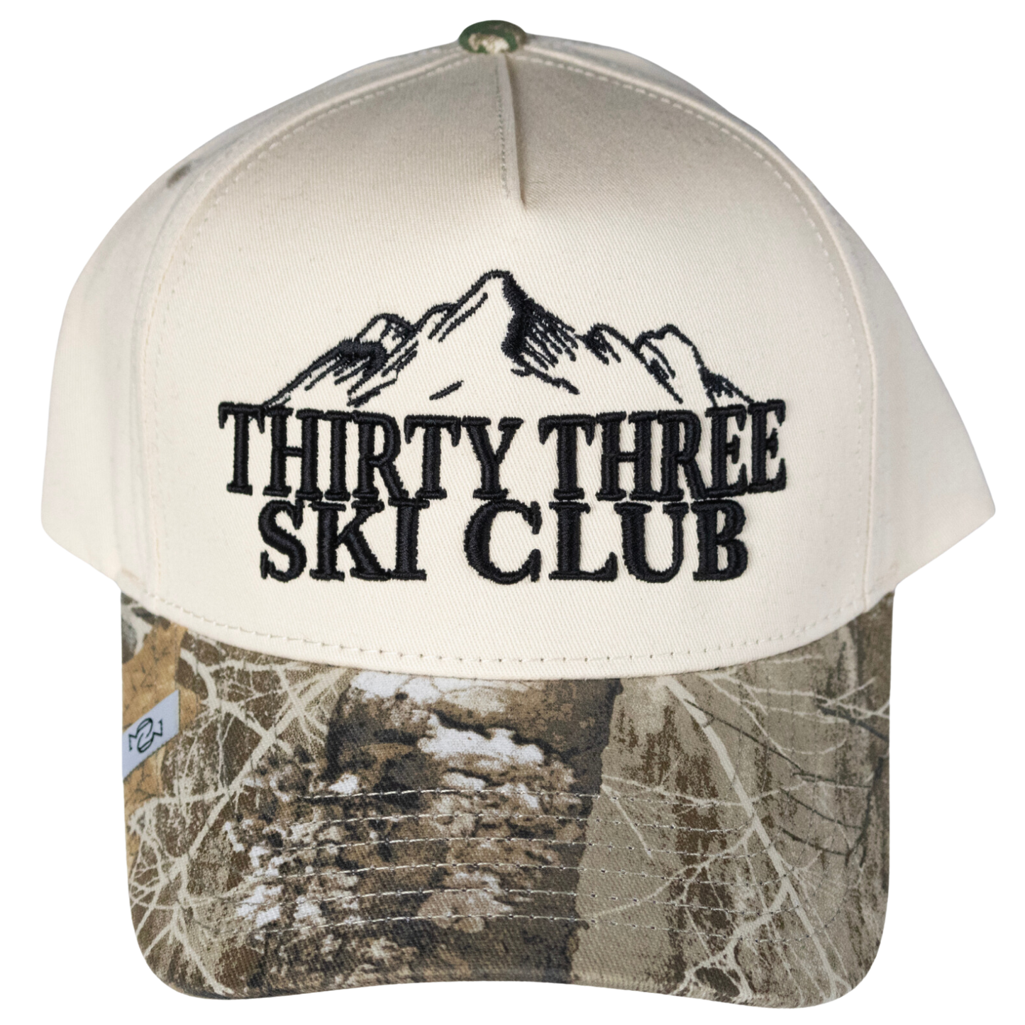 THE THIRTY THREE SKI CLUB HAT (CREAM & CAMO)