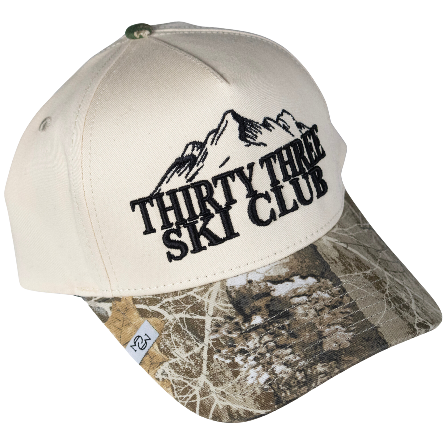 THE THIRTY THREE SKI CLUB HAT (CREAM & CAMO)
