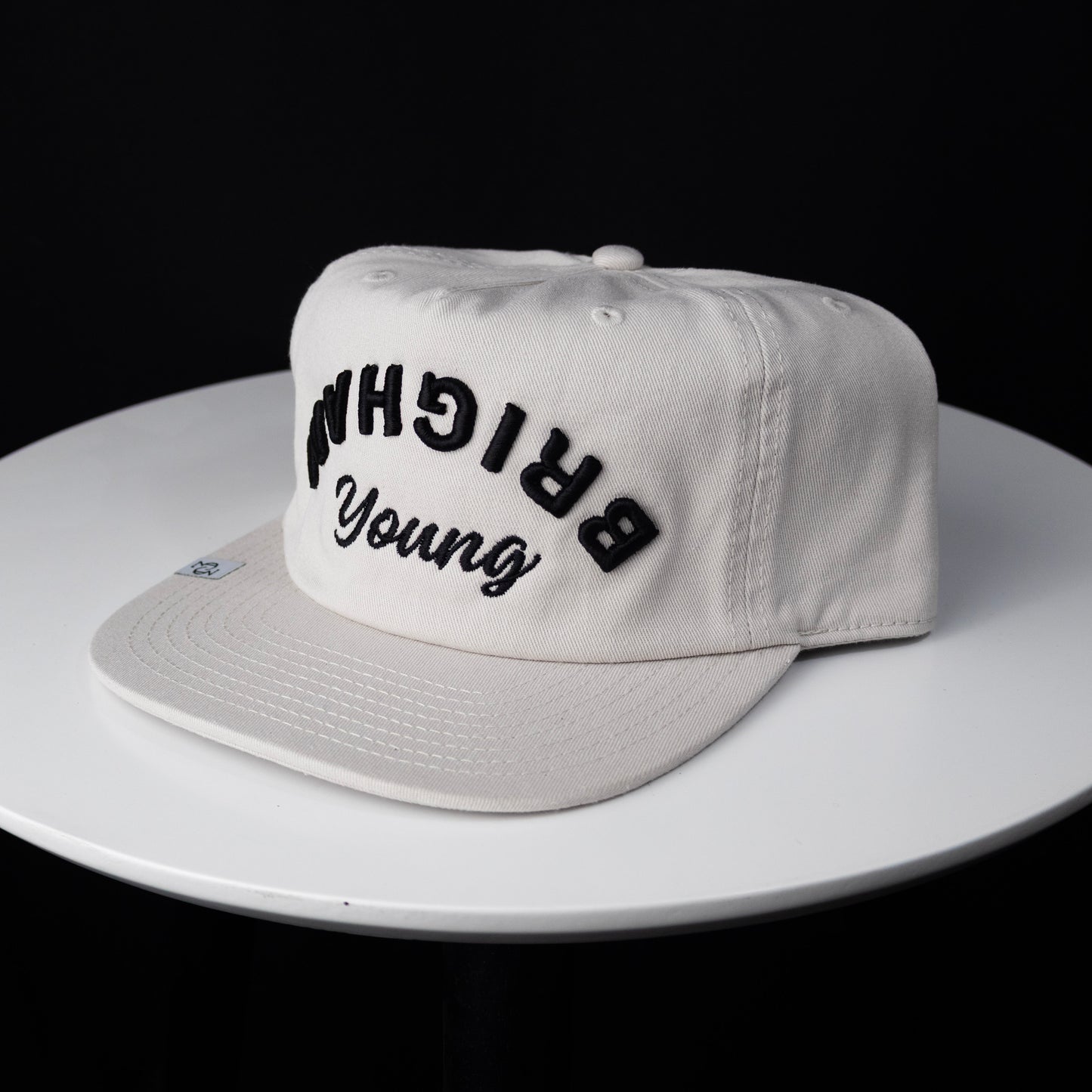 THE FLIPPED BRIGHAM HAT (UNSTRUCTURED BONE)