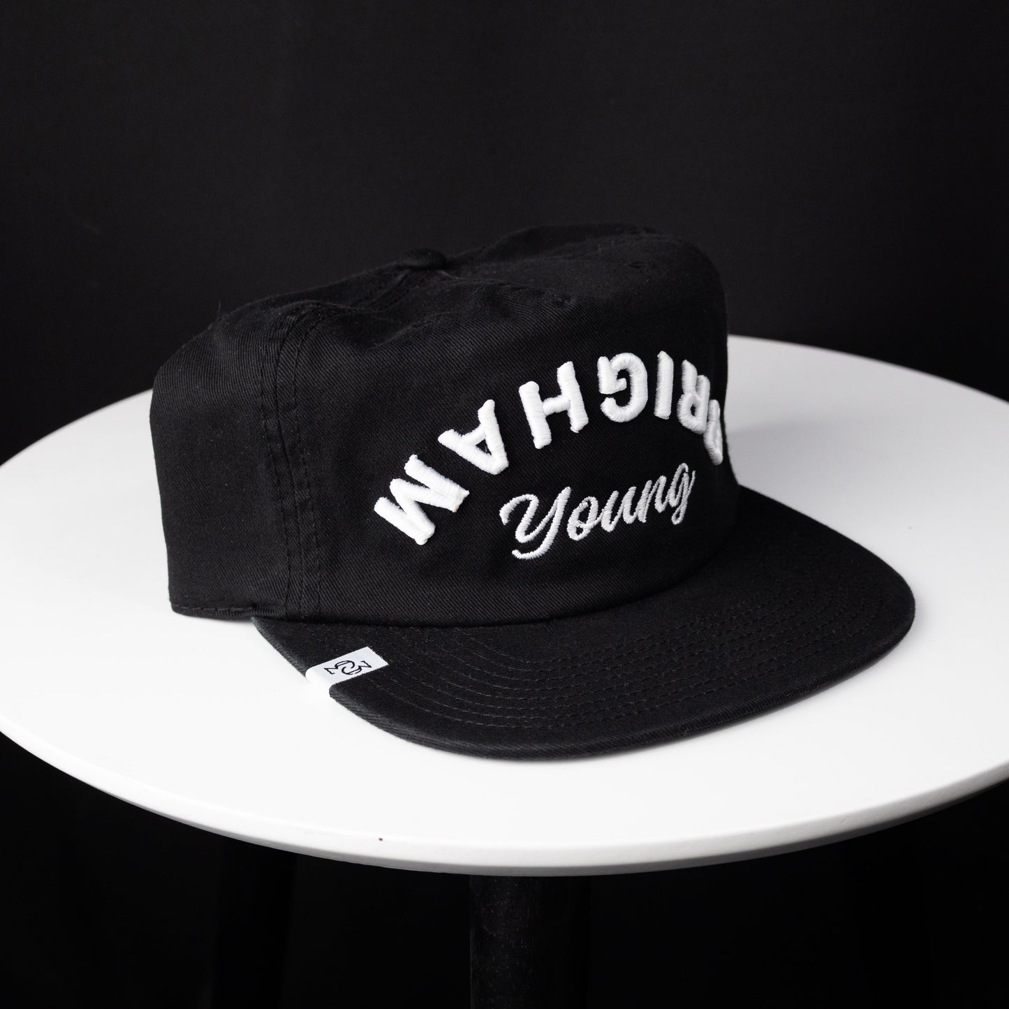 THE FLIPPED BRIGHAM HAT (UNSTRUCTURED BLACK)