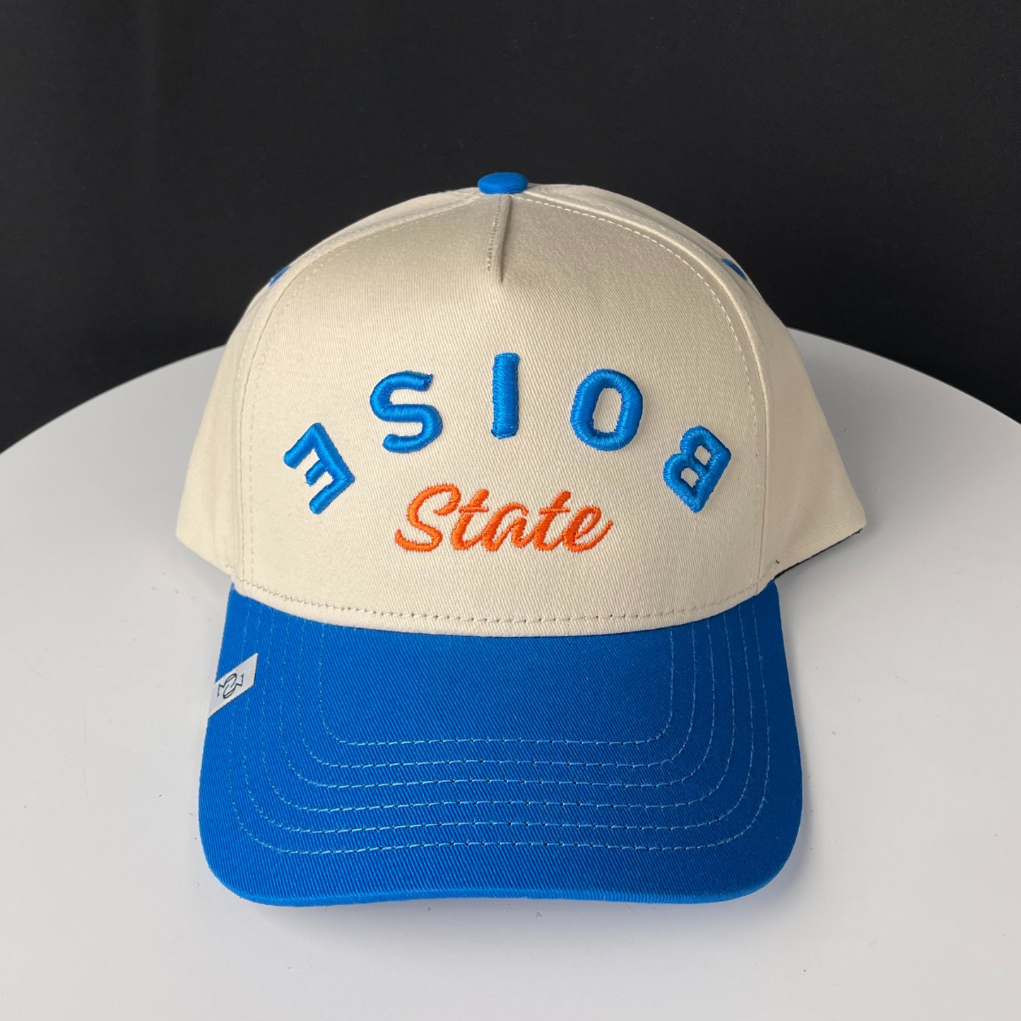 THE FLIPPED BOISE HAT (CREAM/BLUE)