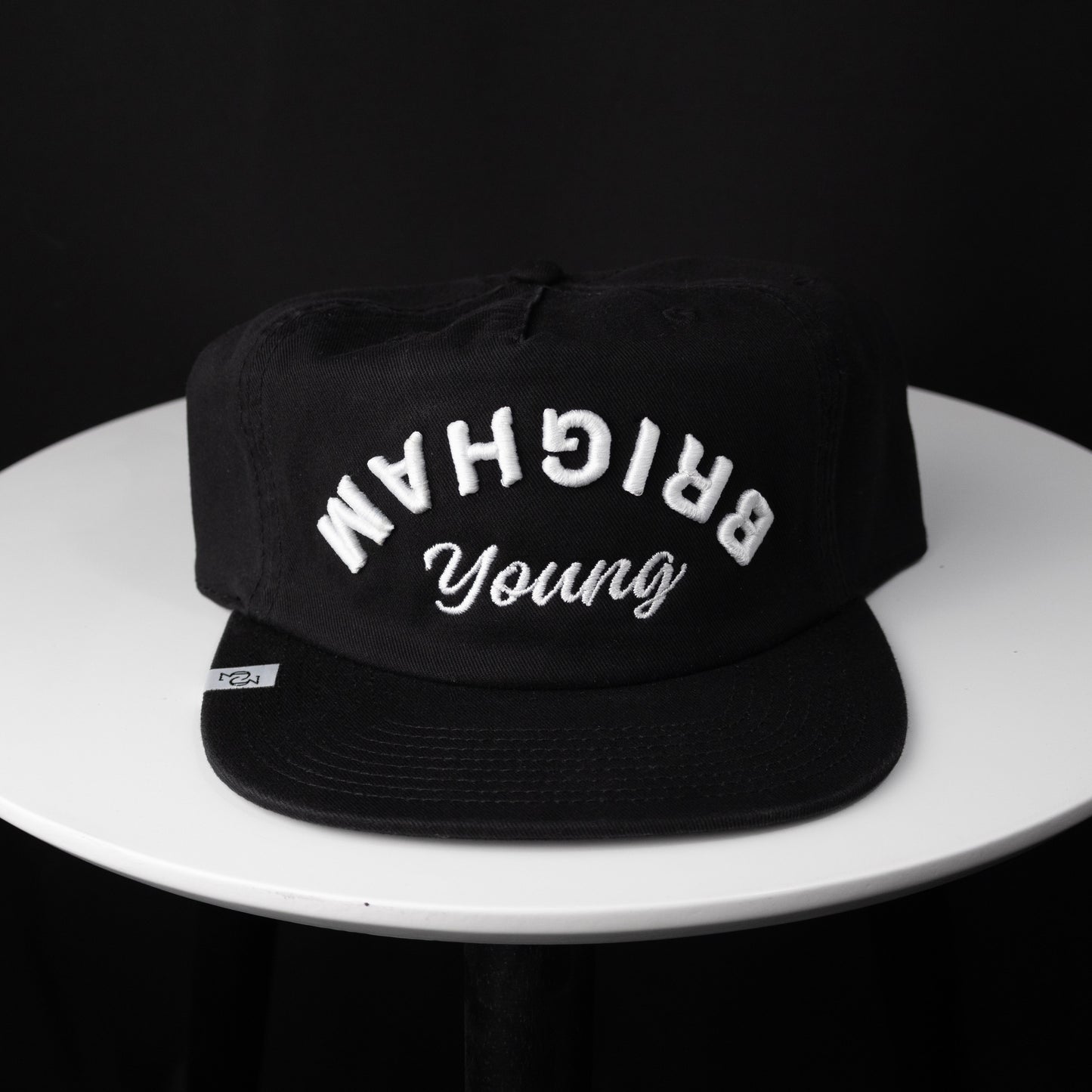 THE FLIPPED BRIGHAM HAT (UNSTRUCTURED BLACK)