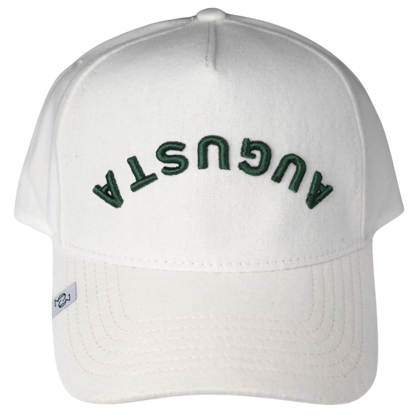 THE FLIPPED AUGUSTA WHITE LINEN HAT