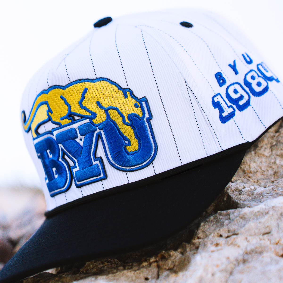 NEW - BYU 1984 VINTAGE PINSTRIPE HAT