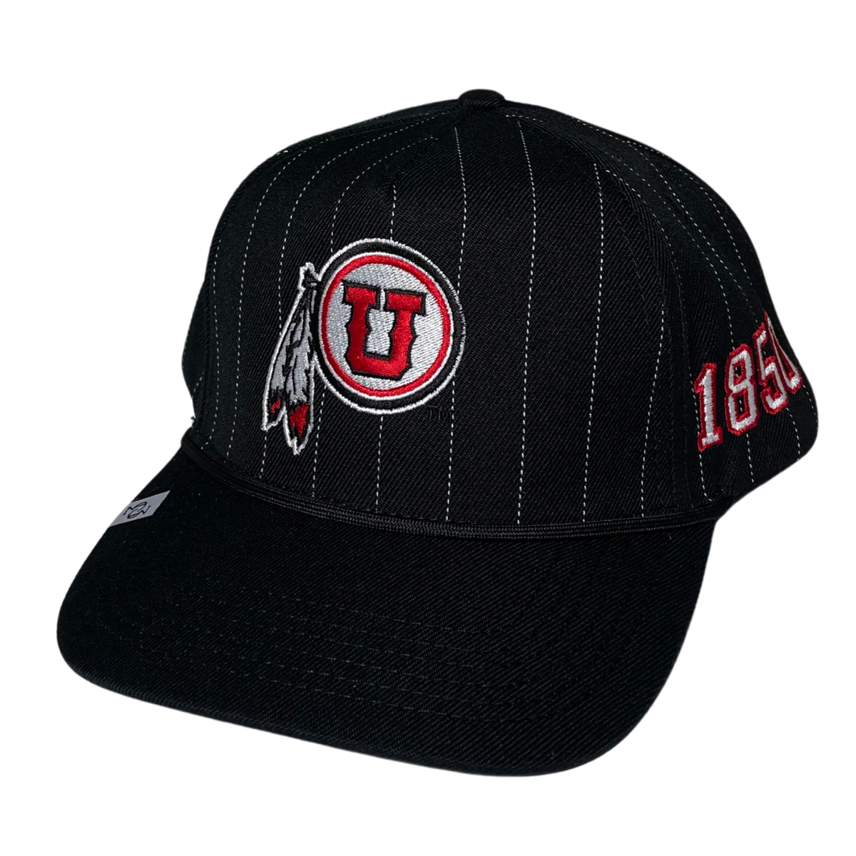 NEW - RETRO DRUM & FEATHER UTES PINSTRIPE HAT