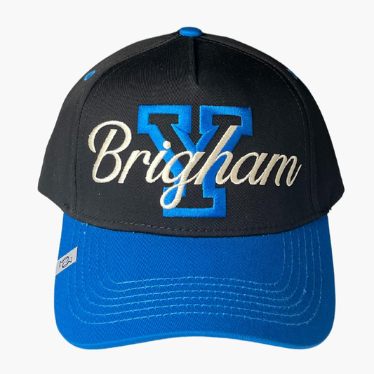NEW | THE BLOCK Y SCRIPT (BLACK & ROYAL) HAT