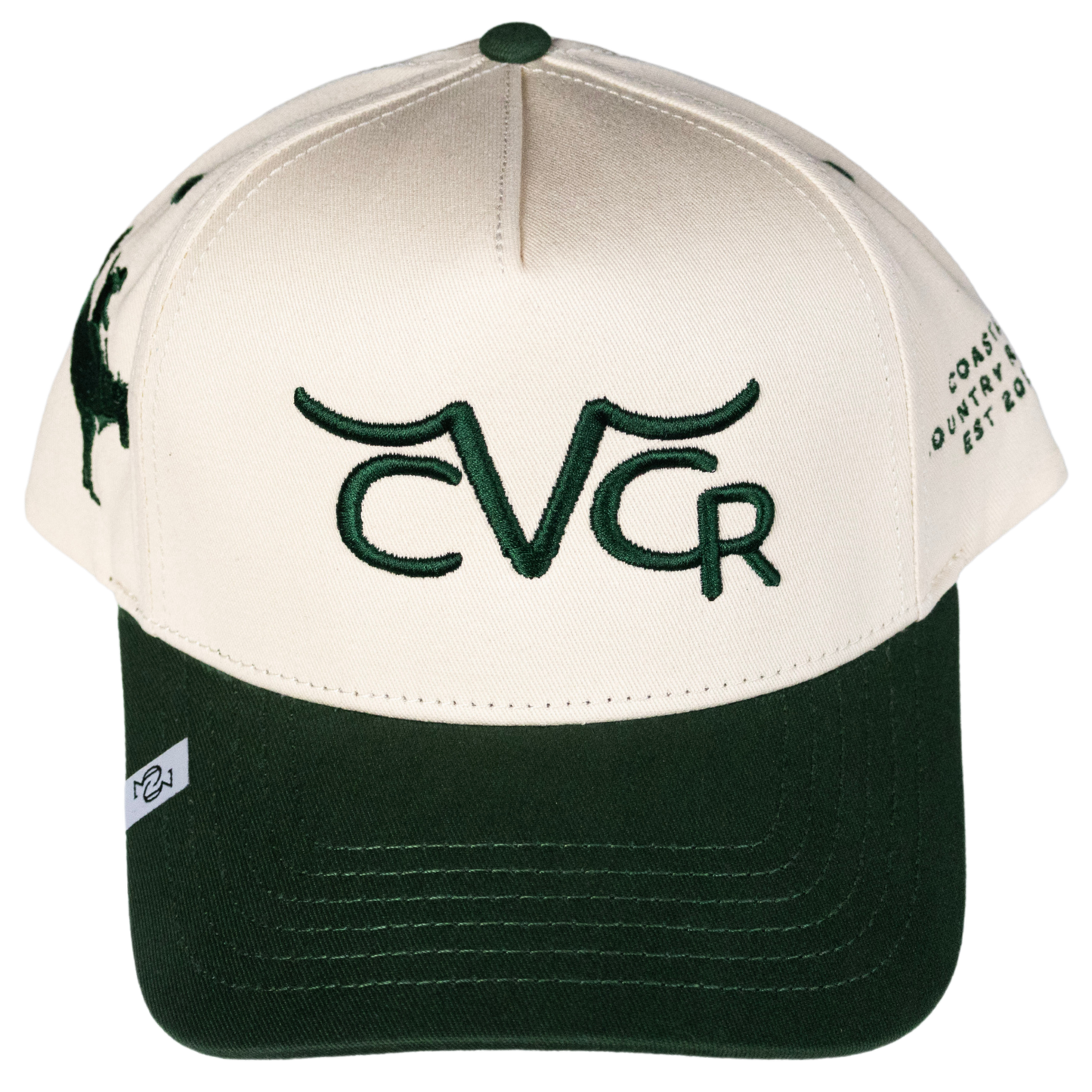 CREAM & GREEN (CC RANCH HAT)