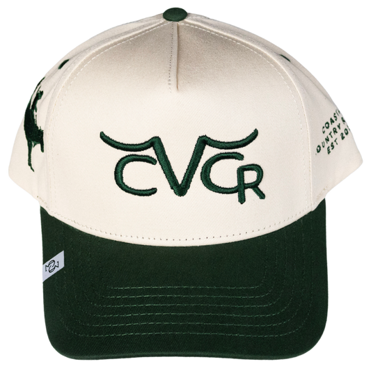 CREAM & GREEN (CC RANCH HAT)