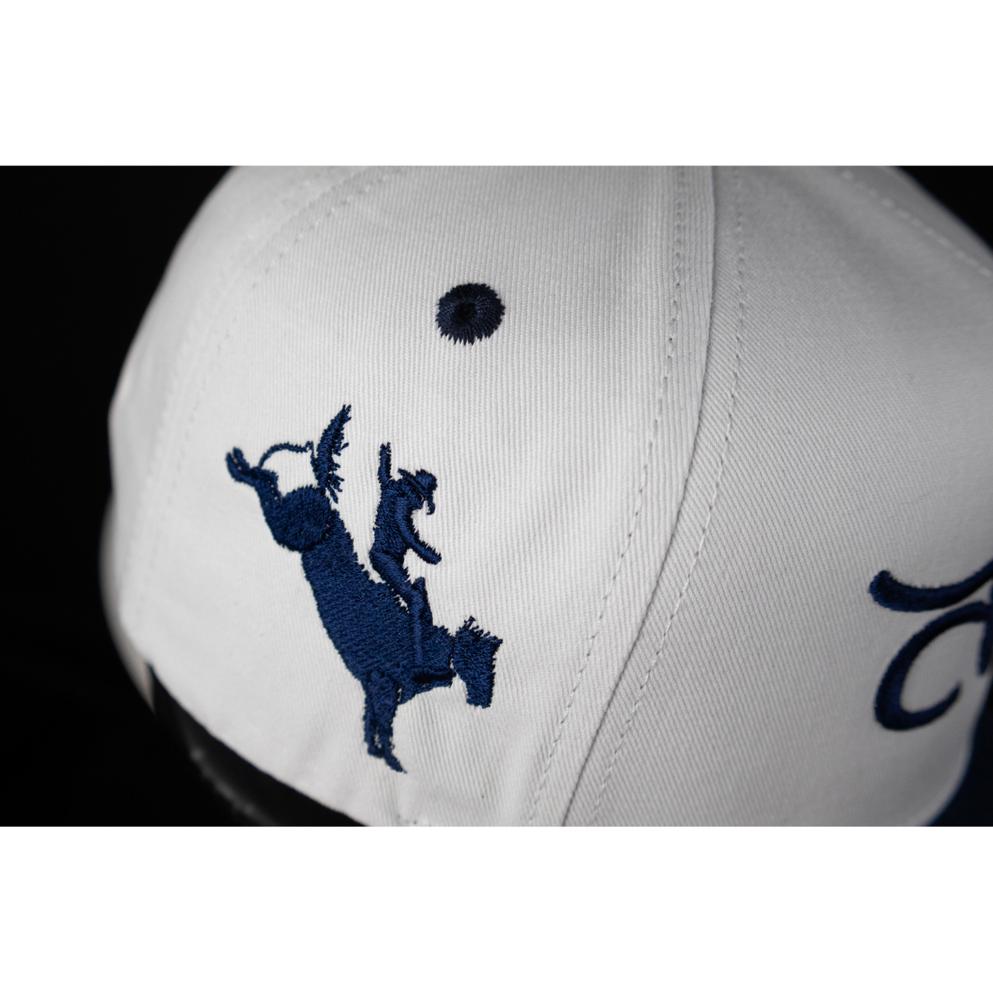 WHITE & NAVY (CC RANCH HAT)