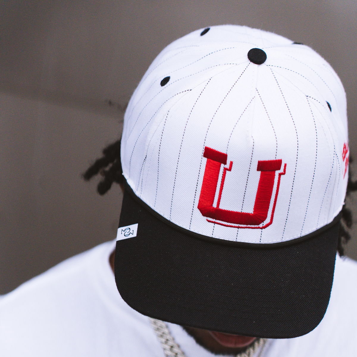 NEW - UTES VINTAGE U PINSTRIPE HAT