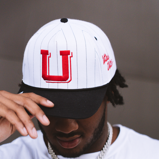 NEW - UTES VINTAGE U PINSTRIPE HAT
