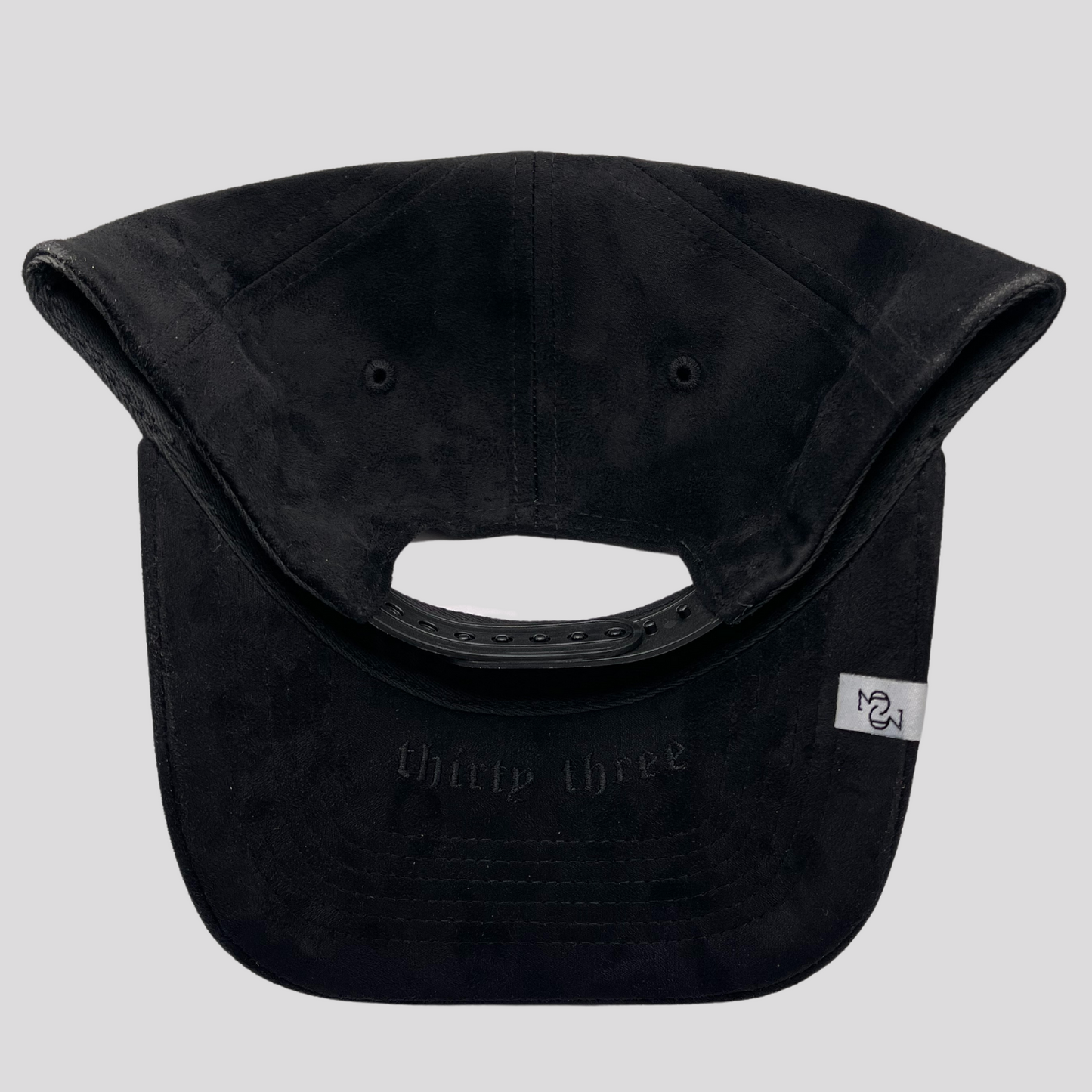 * THE BLACKOUT SUEDE DRUM HAT