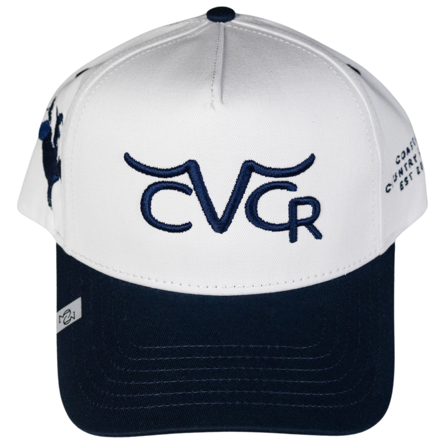 WHITE & NAVY (CC RANCH HAT)