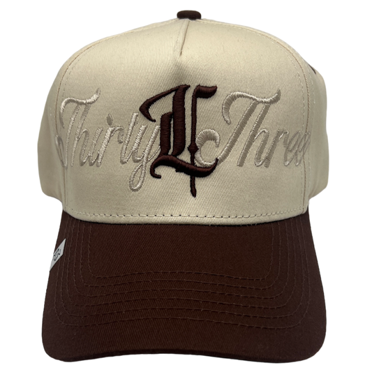 * THE CREAM SCRIPT HAT